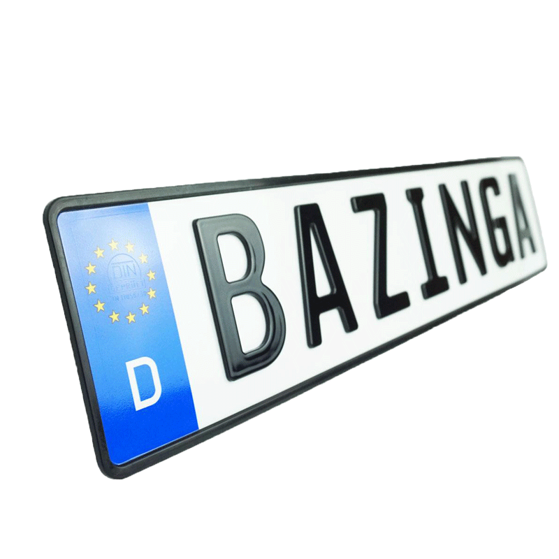 3D Namenskennzeichen 520 mm HOCHGLANZ